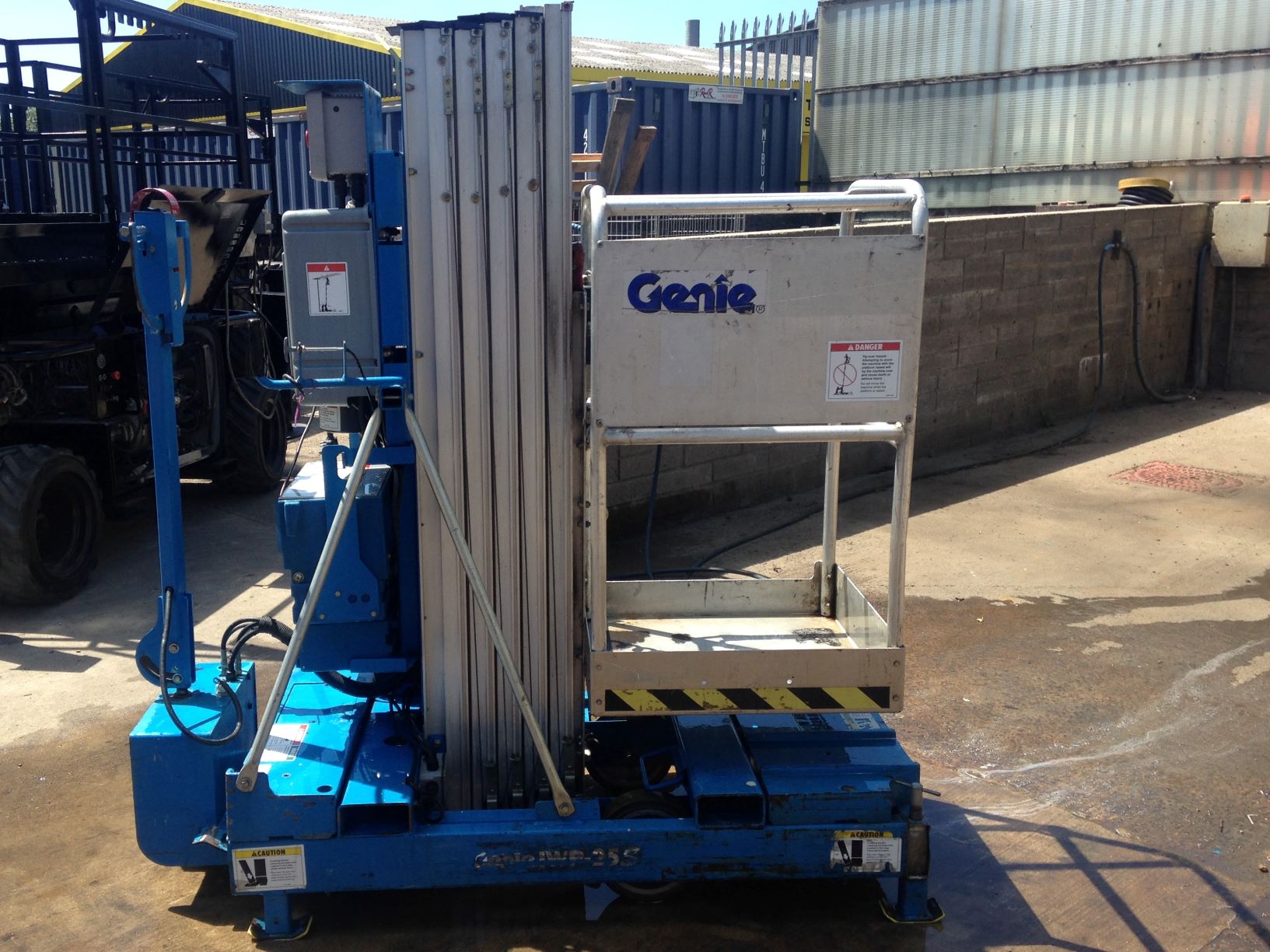 An image of Genie IWP25S with power wheel £2250 +VAT goes here.