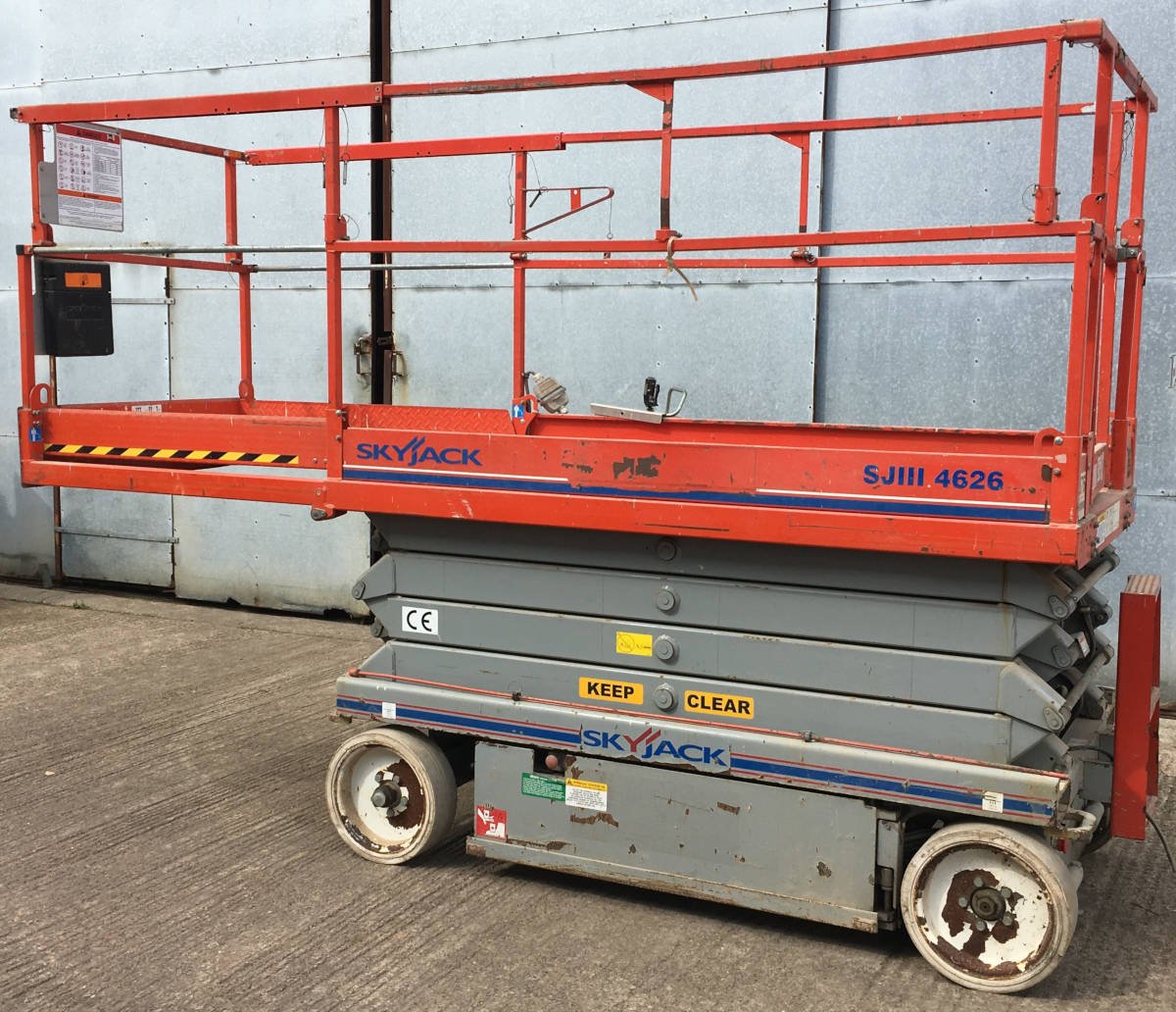 An image of Skyjack SJ 4626 Access Platform 8mtr Electric Scissor Lift goes here.