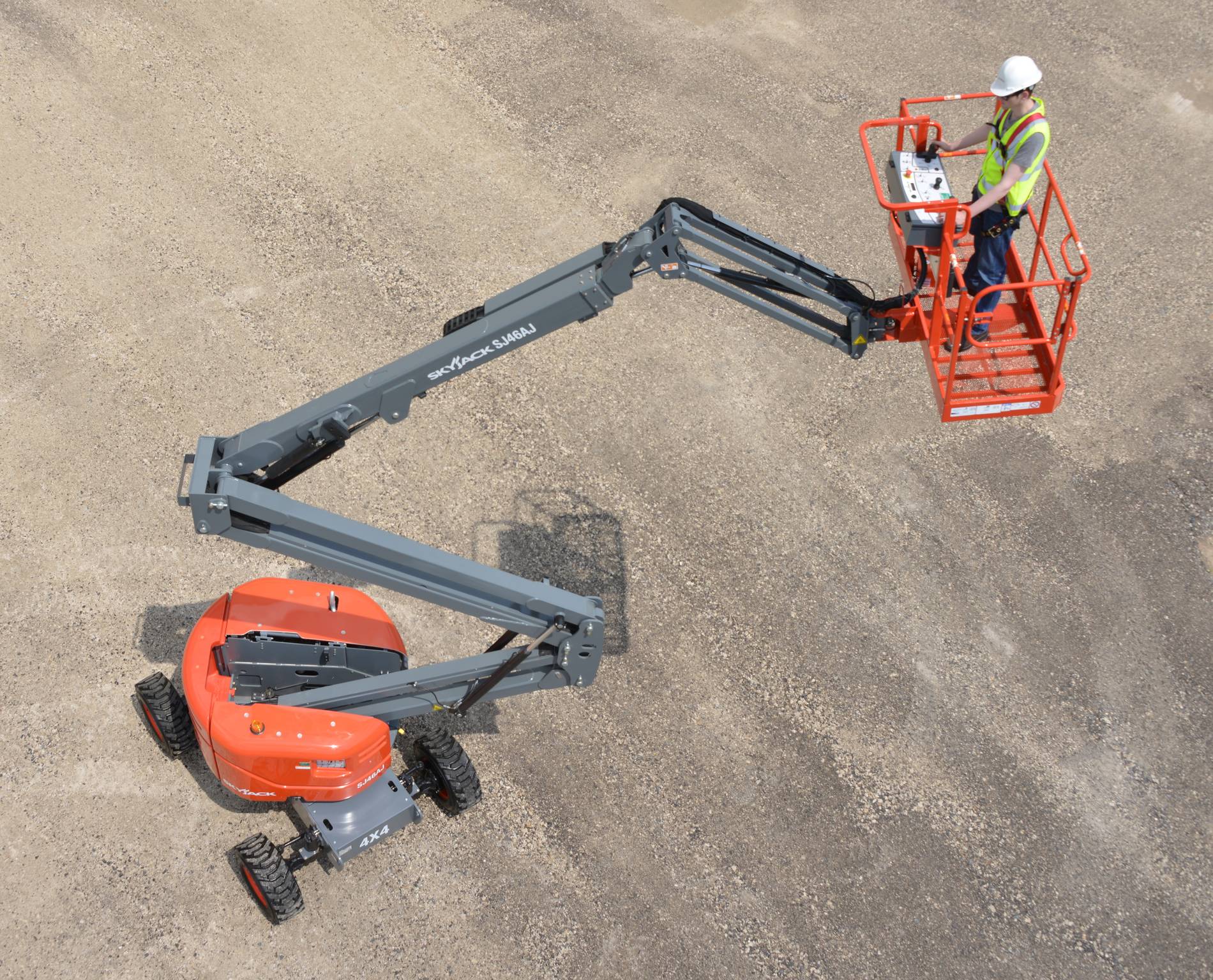 Powered access platform hire in South Wales & Western EnglandImage with link to high resolution version