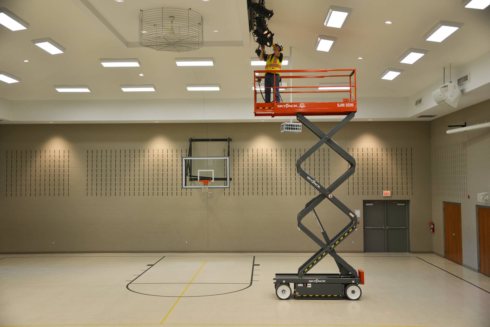 Powered access platform hire in South Wales & Western EnglandImage with link to high resolution version