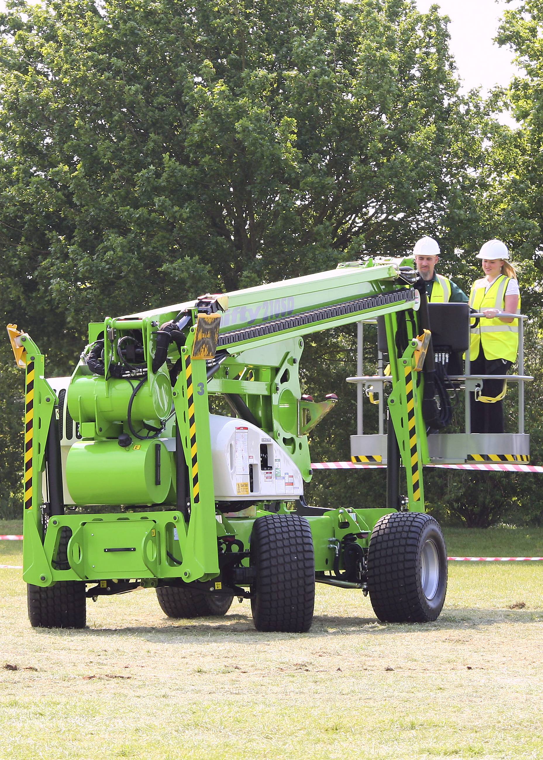 Powered access platform hire in South Wales & Western EnglandImage with link to high resolution version