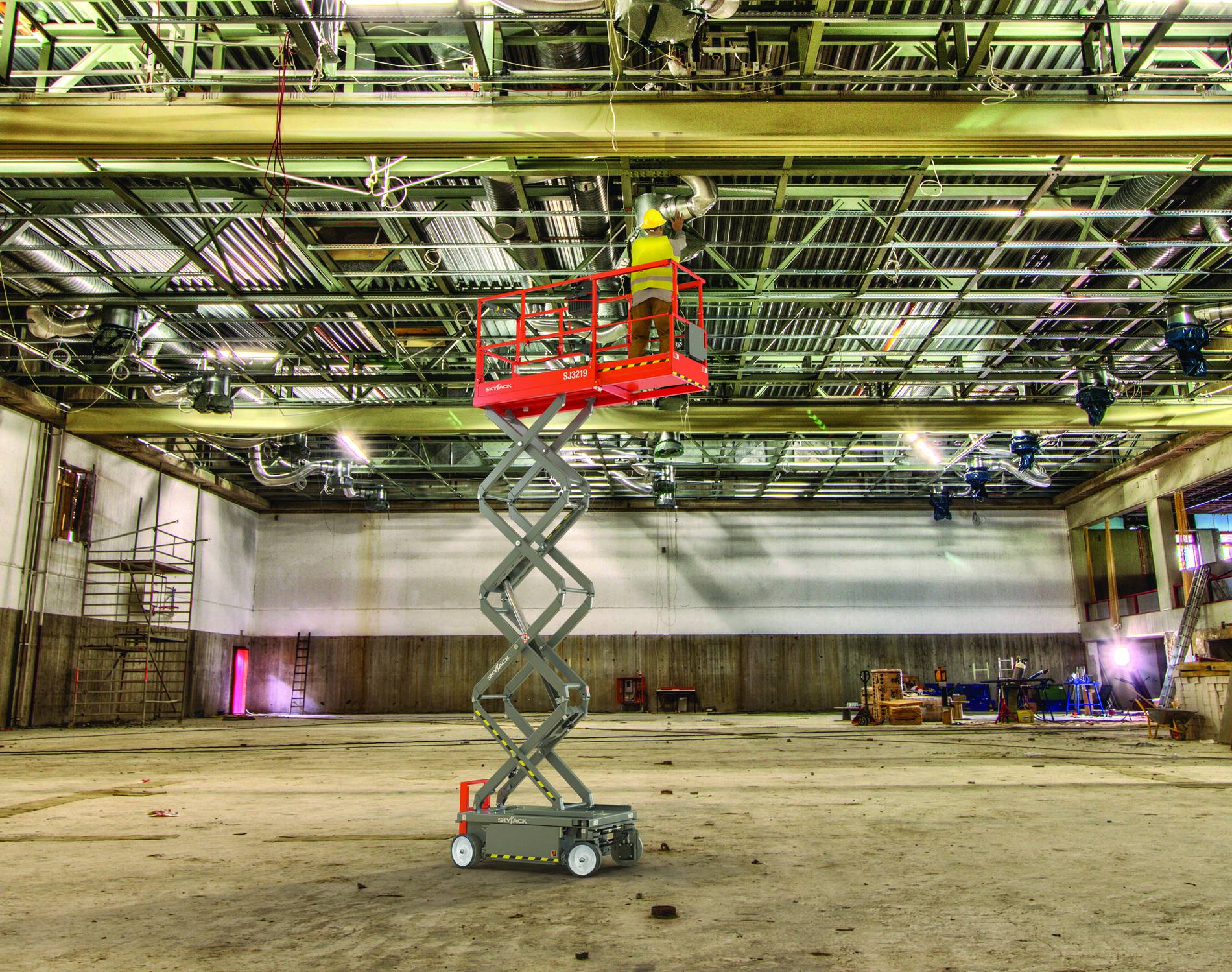 Powered access platform hire in South Wales & Western EnglandImage with link to high resolution version