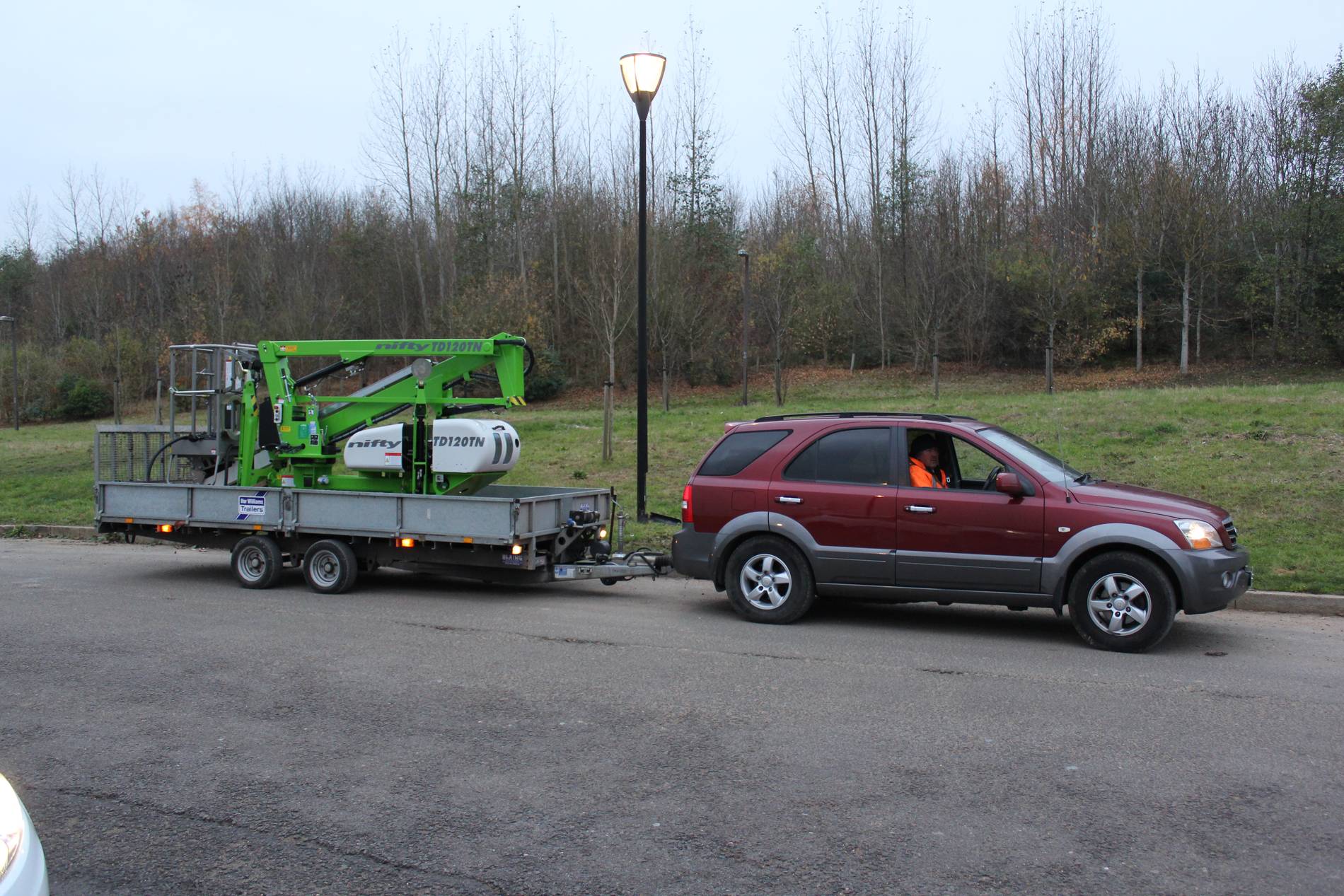 Powered access platform hire in South Wales & Western EnglandImage with link to high resolution version