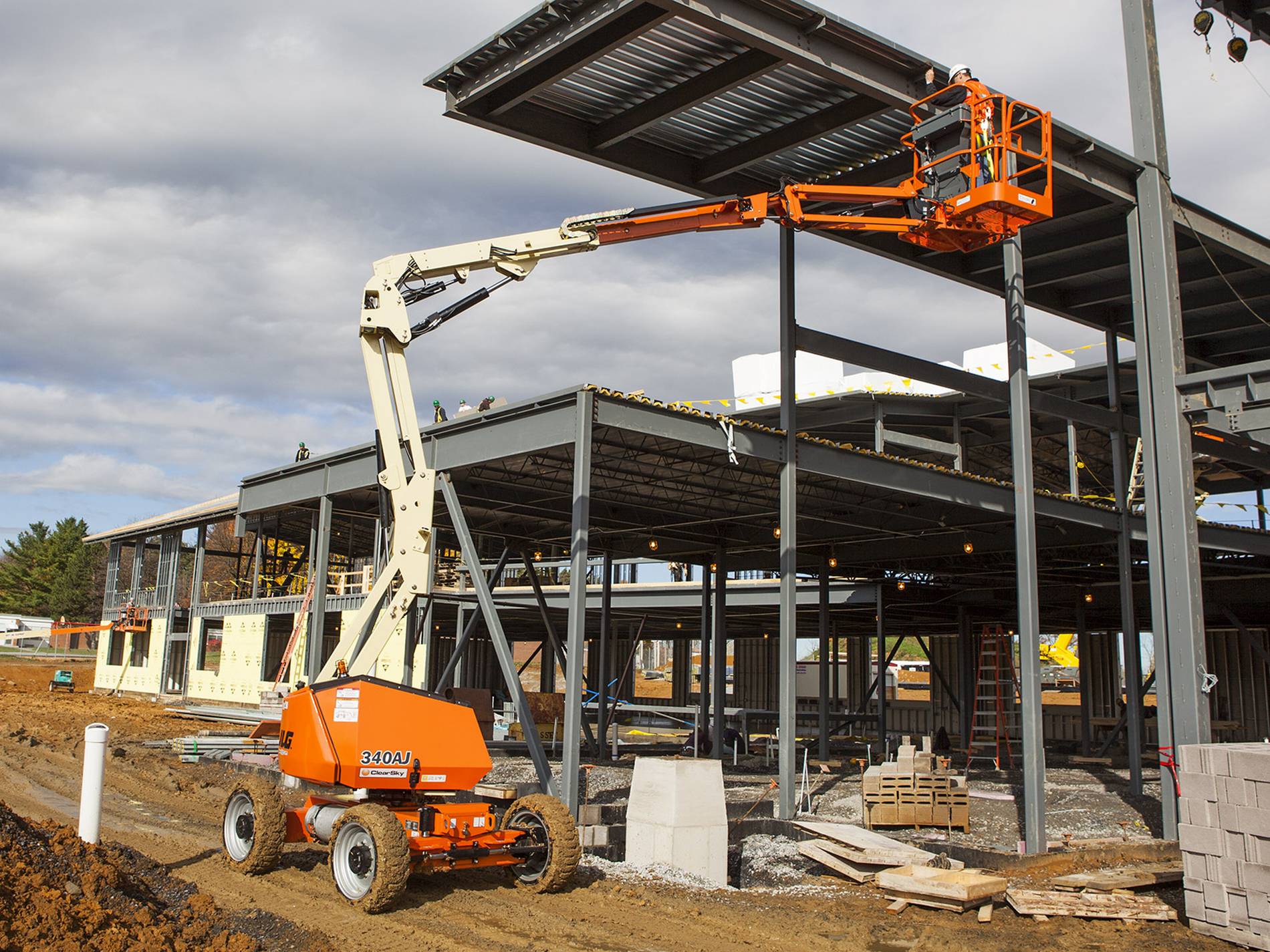 Powered access platform hire in South Wales & Western EnglandImage with link to high resolution version