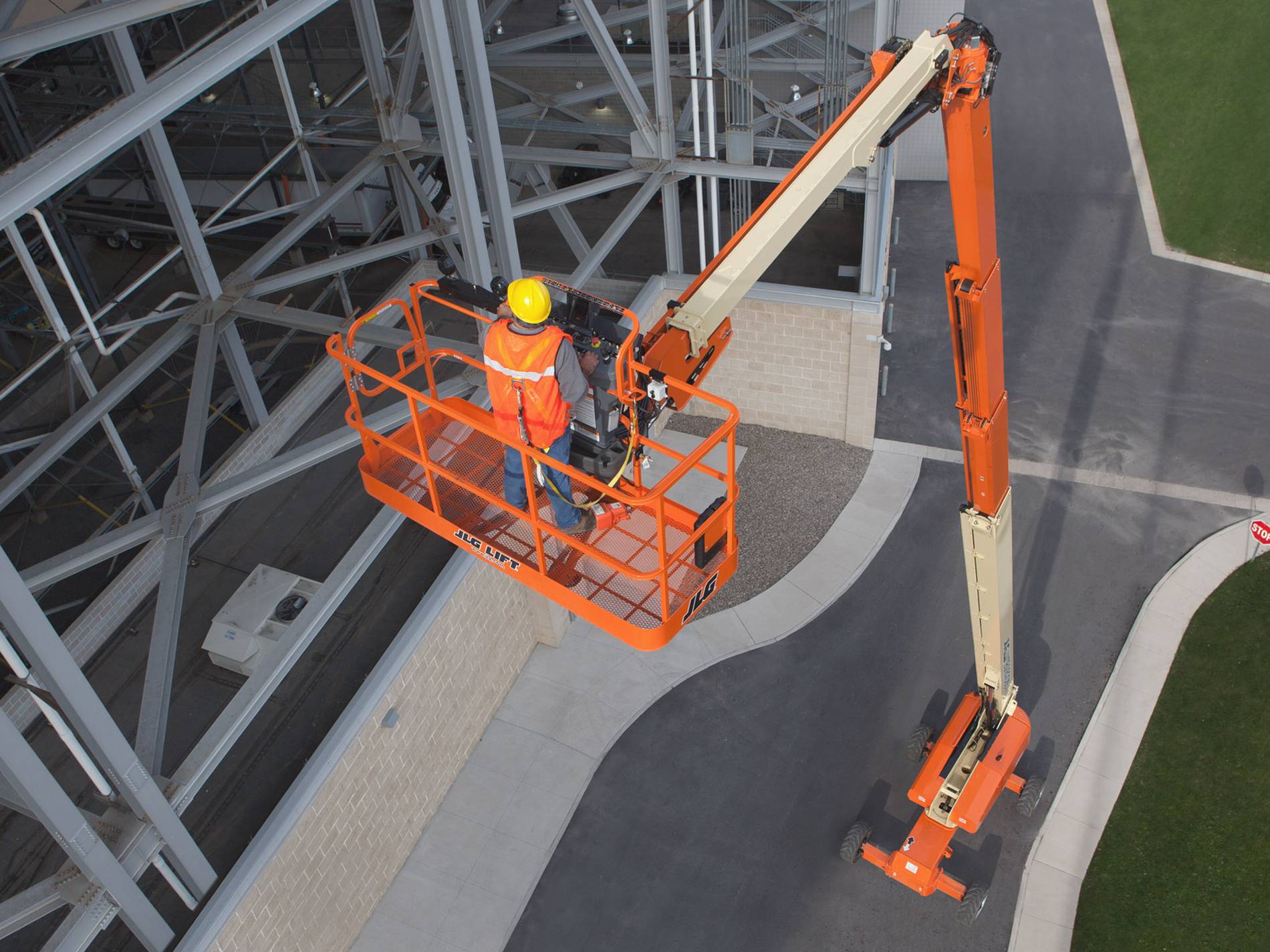 Powered access platform hire in South Wales & Western EnglandImage with link to high resolution version