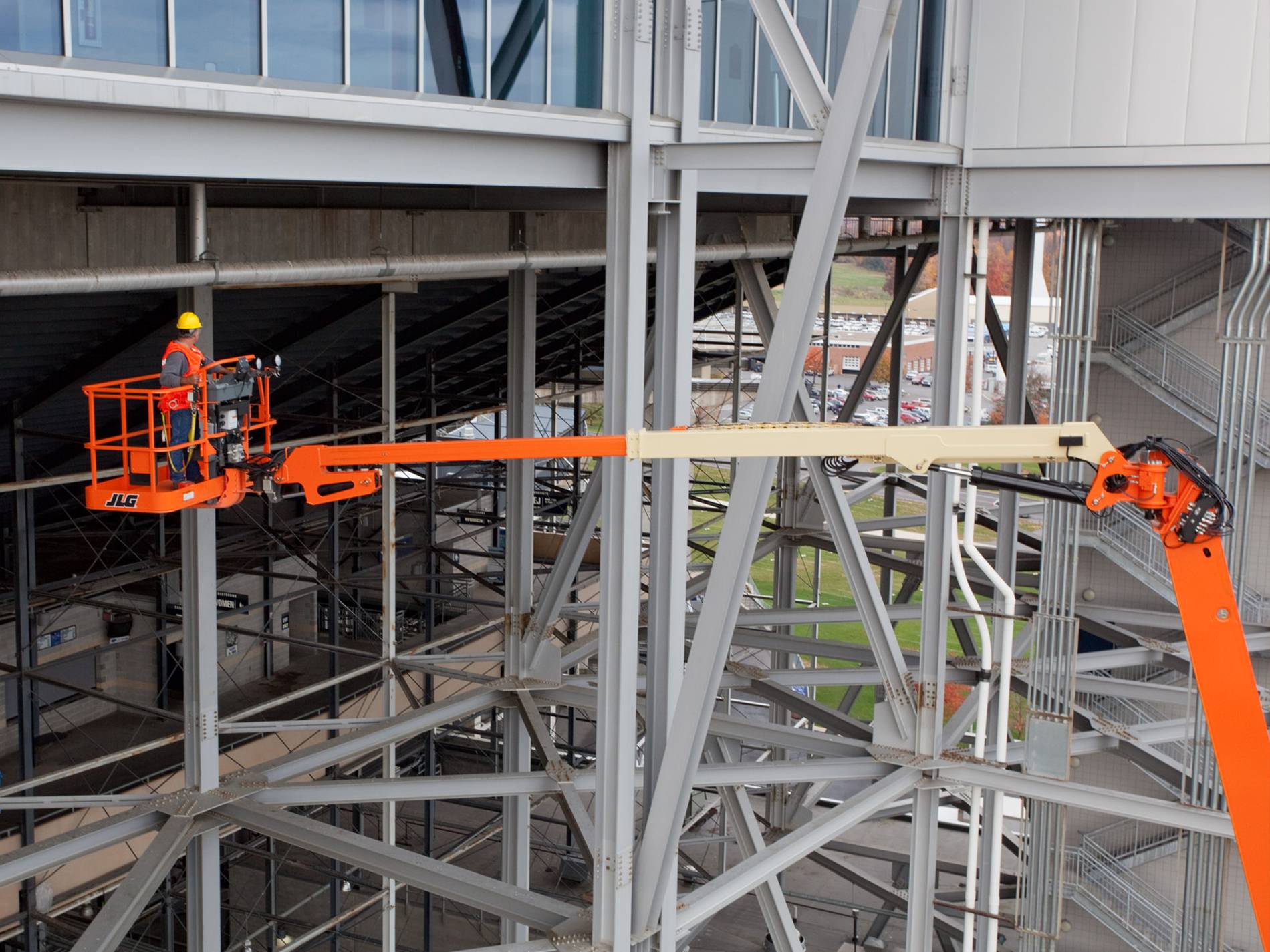 Powered access platform hire in South Wales & Western EnglandImage with link to high resolution version